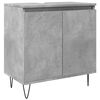 vidaXL Dulap de baie, gri beton, 58x33x60 cm, lemn prelucrat