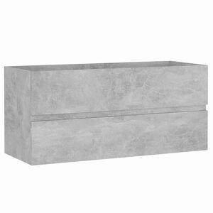 vidaXL Dulap de chiuvetă, gri beton, 100x38,5x45 cm, PAL