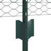 vidaXL Gard cu St&acirc;lp Verde 0,6 x 10 m Oțel și PVC
