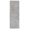 vidaXL Dulap cu LED, gri beton, 42,5x34x100 cm, lemn prelucrat