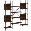 vidaXL Bibliotecă, stejar maro, 155,5x24x166,5 cm, lemn prelucrat
