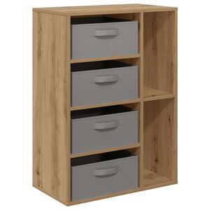 vidaXL Bufet Stejar Artizanal 60 x 33,5 x 84 cm
