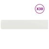 vidaXL Margine pentru gazon 30 buc. 20 x 103 cm Oțel Alb