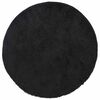 vidaXL Covor shaggy cu pom &icirc;nalt, NAVARRA, negru, 120x120cm, poliester