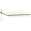 vidaXL Cort electric retractabil Crem 3,5 x 2,5 m