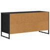 vidaXL Cabinet TV Stejar Negru 100 x 36 x 49,5 cm Lemn compozit