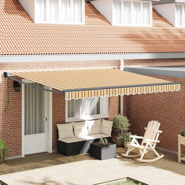 vidaXL Cortina Retractabilă Multicolour 400 &times; 300 cm