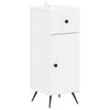 vidaXL Dulap de Depozitare pentru Baie BREDA Alb 30 x 31 x 80 cm