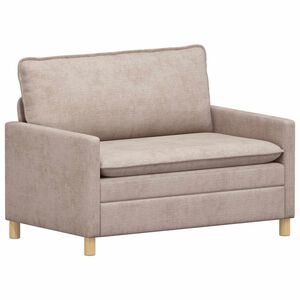 vidaXL Canapea Bej 126 x 81 x 87,5 cm Poliester