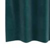 vidaXL Perdele opace 2 pcs Verde &icirc;nchis 140 x 175 cm Catifea