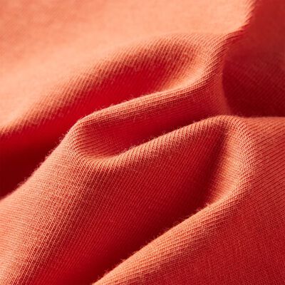 Tricou pentru copii cu mâneci lungi, portocaliu ars, 92