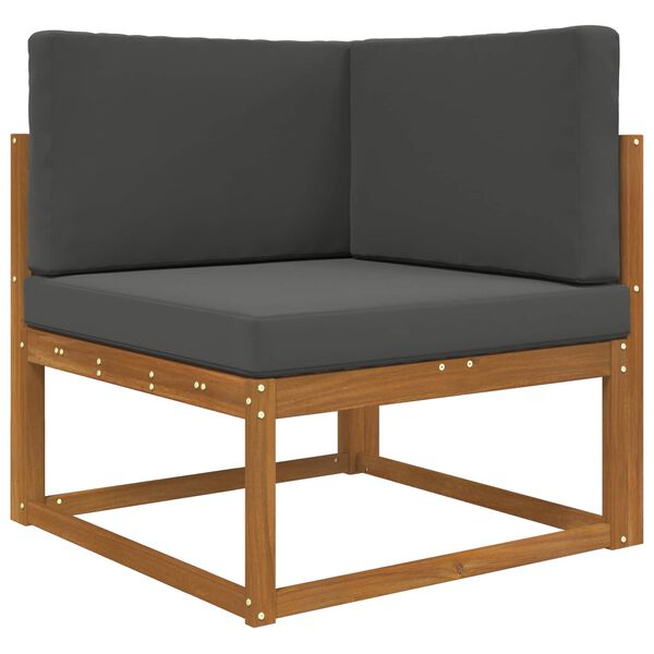 vidaXL Perna pentru canapea de exterior 3 pcs Antracit Poliester