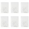 vidaXL Foaie de praf 6 buc. Transparent 400 x 500 cm HDPE