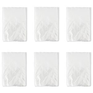vidaXL Foaie de praf 6 buc. Transparent 400 x 500 cm HDPE