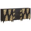 vidaXL Set dulap baie 3 buc. 180 x 33 x 75 cm Lemn de mango solid