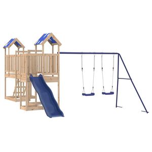 vidaXL Set de joacă pentru exterior, lemn masiv de pin