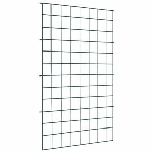 vidaXL Set gard pentru iaz 8 pcs Verde 50 x 80 cm Oțel