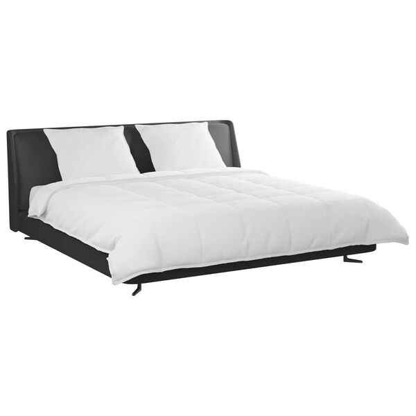 vidaXL Set de Pături cu pernă 3 pcs Alb Pene de rață