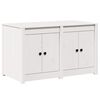 vidaXL Dulap de bucătărie cu raft cu ușă MEPPEL Alb 106 x 55 x 64 cm