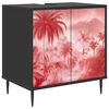 vidaXL Dulap de Baie AACHEN Stejar Negru 60 x 40 x 61 cm