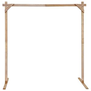 vidaXL Arc de nuntă Maro deschis 225 x 95 x 226 cm Lemn de pin masiv