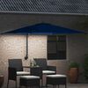 vidaXL Parasol de Grădină Albastru azur 248,5 x 247,5 x 160 cm