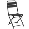 vidaXL Scaun pliabil pentru grădină 2 pcs Antracit 55 x 56.5 x 91cm