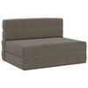 vidaXL Canapea Pat Pliabilă Gri deschis 100 x 80 x 60 cm Țesătură