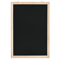 vidaXL Tablă neagră pentru perete, lemn de cedru, 40 x 60 cm
