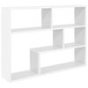 vidaXL Raft de perete Montare pe perete Alb 95 x 20 x 69,5 cm