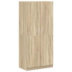 vidaXL Șifonier, culoare stejar sonoma, 90x52x200 cm, lemn prelucrat