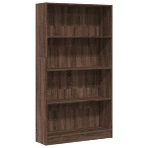 vidaXL Bibliotecă, stejar maro, 80x24x143 cm, lemn prelucrat