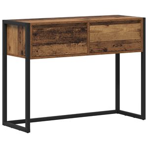 vidaXL Masă laterală Lemn Vechi 100 x 36 x 75 cm Lemn prelucrat