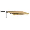 vidaXL Cort electric retractabil Galben, Gri, Antracit 3 x 2,5 m