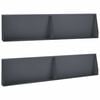 vidaXL Zid de sprijin 4 buc. 100 x 12 x 50 cm Oțel Antracit