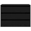 vidaXL Dulap cu sertare cu sertar Negru 80 x 41 x 58 cm Lemn compozit
