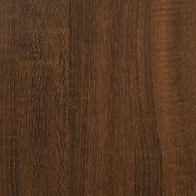 vidaXL Măsuță consolă, stejar maro, 75x22,5x75 cm, lemn prelucrat