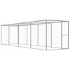 vidaXL Cușcă pentru pisici, 6x1,5x1,5 m, oțel galvanizat