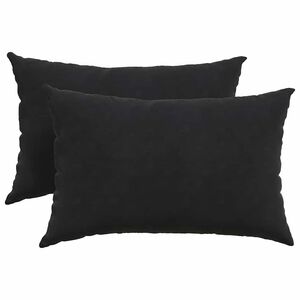 vidaXL Perne pentru canapea 2 pcs Negru 60 x 40 cm