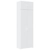 vidaXL Dulap de depozitare, alb, 70x42,5x225 cm, lemn prelucrat