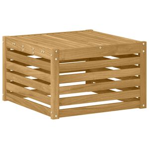 vidaXL Masă de exterior Lemn Solid de Acacia Alb 59 x 59 x 37 cm