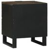 vidaXL Dulap de noapte castan 40 x 33 x 46 cm Lemn masiv de acacia