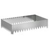 vidaXL Margine pentru gazon 100 x 60 x 20 cm Oțel Argintiu