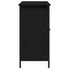 vidaXL Bufet Stejar Negru 100 x 35 x 70 cm