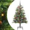 vidaXL Brad de Crăciun artificial Verde 150 cm PVC și Metal