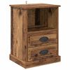 vidaXL Dulap de noapte Lemn vechi 36 x 43 x 60 cm Lemn prelucrat