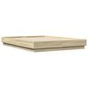 vidaXL Cadru de pat, stejar sonoma, 150x200 cm, lemn prelucrat
