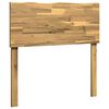 vidaXL Tăblie de pat cu margini naturale ROSTOCK Alb 90 cm