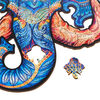 UNIDRAGON Puzzle Eternal Elephant, king size, 299 piese, 41x32cm, lemn