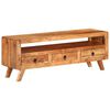 vidaXL Comodă TV, 110x30x40 cm, lemn masiv de acacia